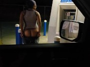 Sexy Latina Hotwife flashing in public compilation 